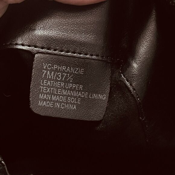 Vince Camuto Womens Phranzie High Boots Size 7 Suede Leather Side Zip Black Sexy - Picture 6 of 9